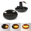 znakeauto 2X Dynamic Smoked Lens Amber Led Fender Side Marker