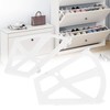 Shoes Drawer Cabinet Hinges, Home Plastic Hollowed Two Layers Shoe