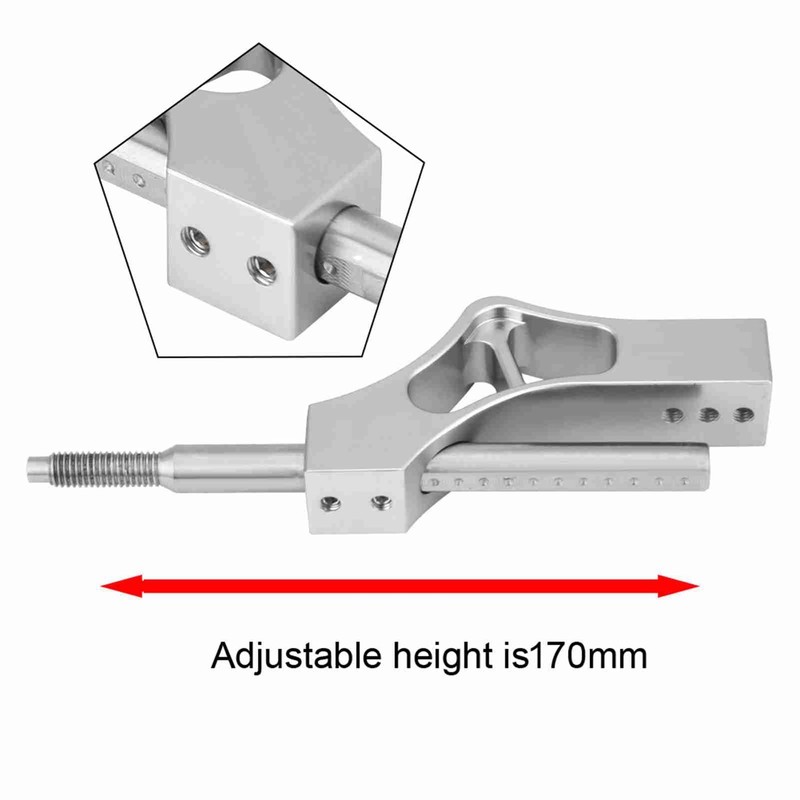 KIMISS Car Aluminium Alloy & Stainless Steel Height-Adjustable Lever Extension