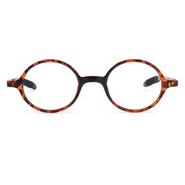 Zeelool Vintage Round Reading Glasses for Women Men,Circle Glasses Frame Eyeglasses ZJCT832553-02 (Tortoise, 1.00)