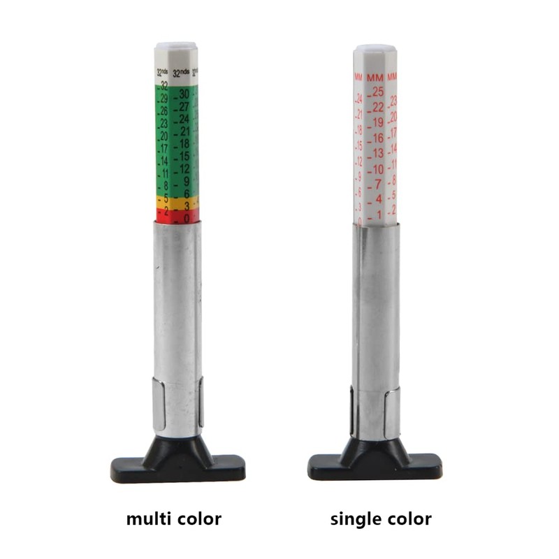 25mm Car Tyre Measuring Pen Universal Tire Tread Pattern Depth