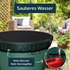 Rain barrel net with elastic band for firm hold, better