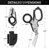 Trauma Shears Raptor Rescue Emergency Shears with Strap Cutter and
