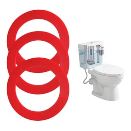 Toilet Flush Valve Seal Ring Compatible with Mansfield 210 and 211, 3 Pack Silicone Gasket Replacement for 630-0030, Leak-Proof Toilet Tank Repair Kit