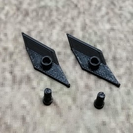 ULEIVA Replacement Power Button 2 x Black Compatible with Garmin Edge 1000 Power Button GPS Bicycle Computer Replacement Part Repair (Black)