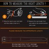 RoYiio Genuine Leather Bracelet for Lug Width 18 mm, 20