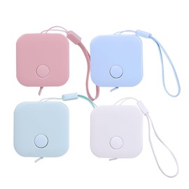 Dokpav 4 Pack 150CM Cinta Métrica Retráctil, Suave Cinta Métrica, Legibilidad a Doble Cara para Medición con Métrica Y En Pulgadas, Para Medición Corporal, Tela a Medida, Medidas de Pérdida de Peso