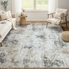 Cinknots Modern Soft Area Rugs Abstract Distressed Rugs Living Room