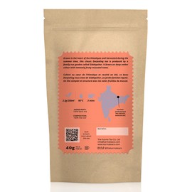 KARMA TEA CO.| Summer Darjeeling Loose Leaf Black Tea, 40g (32 cups) | Muscatel, Honeyed, Luxurious| Rich in Antioxidants & Polyphenols