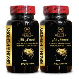 Olanta Trade Solution Mind Matrix Focus & Clarity Support - Brain Function Enhancer - 2 Bottles