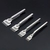 Leather Hand Tool 4 Pieces 1/2/4/6 Prong Leather Hole Punch