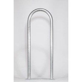 36" (H) x 13" (W) Aluminum Handrail w/Flate Base Plate - Safety Grab Bar for Marine, Docks, Decks, Boats, Pools, Hot Tubs