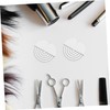 TOVINANNA 25pcs Transparent Hair Protector Spacers for Heat Shielding Round
