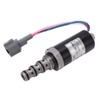 Rotary Solenoid Valve Alloy Steel Corrosion Resistance 669‑43000201 for KATO