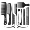 SalonSilk Professional Combs Set for Natural Black Curly Hair for
