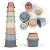 Stacking Cups Baby Toy 6-12 Months, Toddler Nesting Playset for
