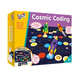 Galt Toys, Cosmic Coding Game, Learn to Code Board Game, Ages 6 Years Plus, 2-4 Players