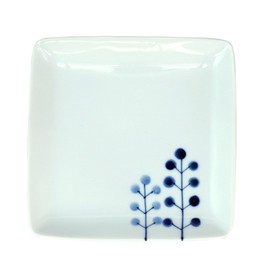 Hamato Dot Tree Square Plate 09-22