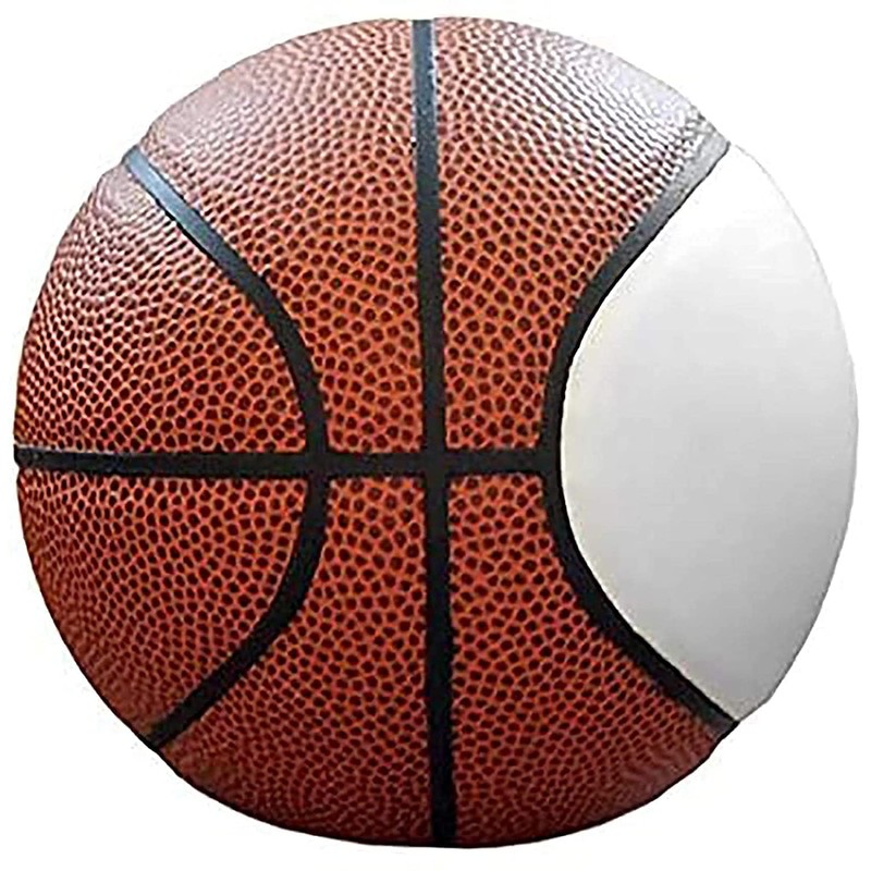 Autograph Mini baloncesto en blanco de 6 pulgadas sin base