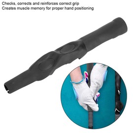 Grip Aid for Left Handed Golfer, Griff Trainingshilfe Links,Correction Grip Swing Trainer Posture Training Aid for Beginner 2 Colors(Black)