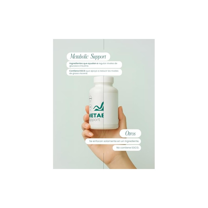 nutriADN – Metabolic Support con Berberina Aristata, EGCG y Picolinato