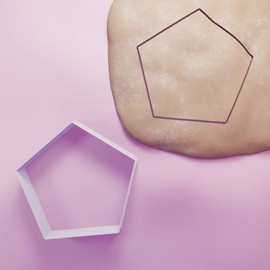 Pentagon Shape Cookie Cutter - 3 Sizes