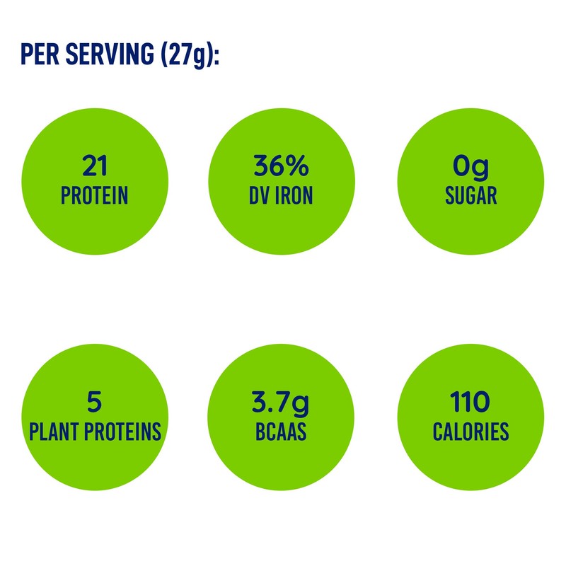 LEANFIT ORGANIC PLANT-BASED PROTEIN, Plain, Unsweetened - Vegan, Soy Free,