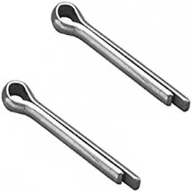 Merriway BH04522 (20 Pcs) Bright Zinc Plated Split Cotter Pin, 25 mm (1 inch) x 1.5 mm - Pack of 20 Pieces