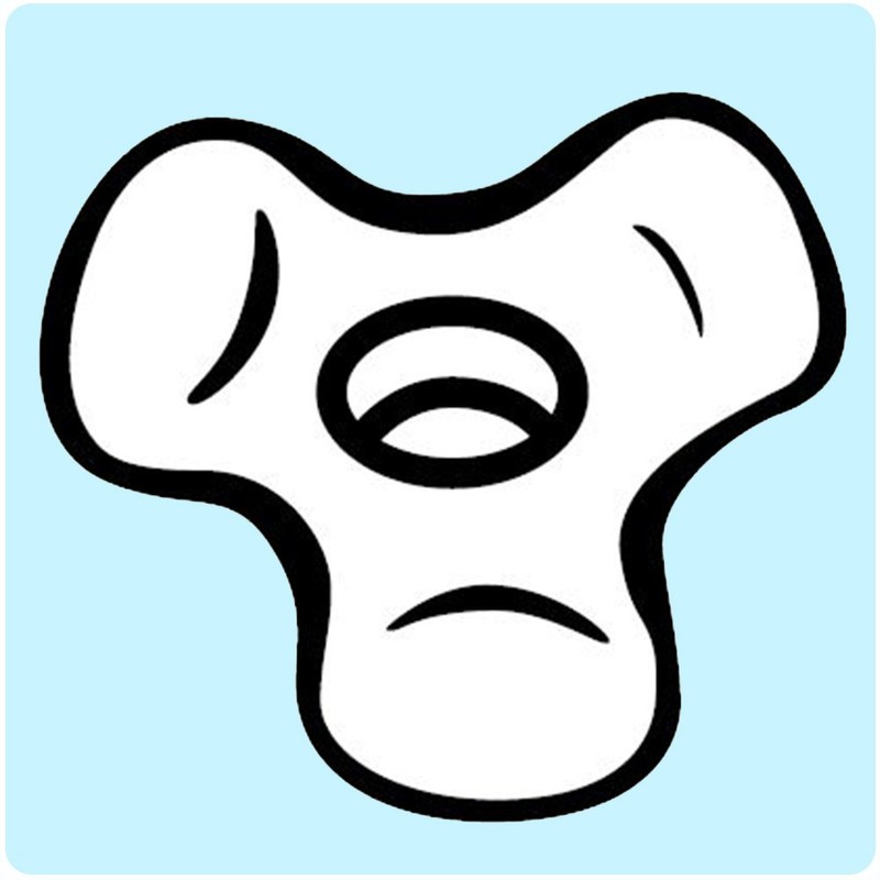 BeadTin Orange Transparent 11mm TriBead Plastic Craft Beads (500pcs)