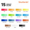 Shuttle Art Watercolor Paint Set, 15 Colors Watercolor Paint in