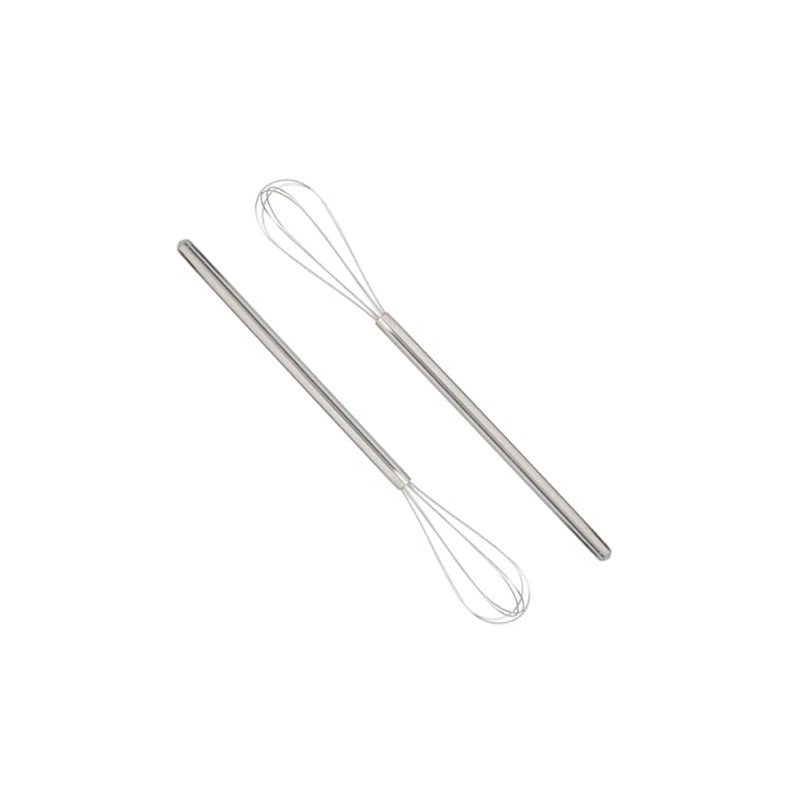 Rattleware Stainless Steel 10.5" Round Coffee Whisk - Set of