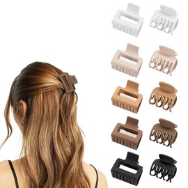 10 Stück kleine Klauen-Haarspangen, rutschfeste Haarklammern, französische Haaraccessoires, Alltags-Ponytail-Klammern
