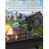 AmRunJe 120mm BBQ 12V Blower Fan with 110v-240v AC Plug