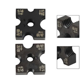 Frezon 1/4" 3/8" 1/2" Cutting Die Set Fit for Milwaukee 2872-20, 2872-21 M18 Brushless Threaded Rod Cutter # 48-44-2872