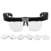 5X Magnifying Headset with LED Light Magnifying Glass Head Mounted