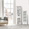 Teamson Home Delaney Linen Cabinet, Storage, White