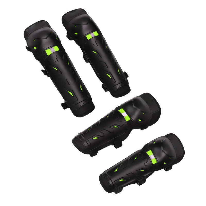 4PCS Knee Pads Elbow Pads Night Luminous Knee Protective Gear