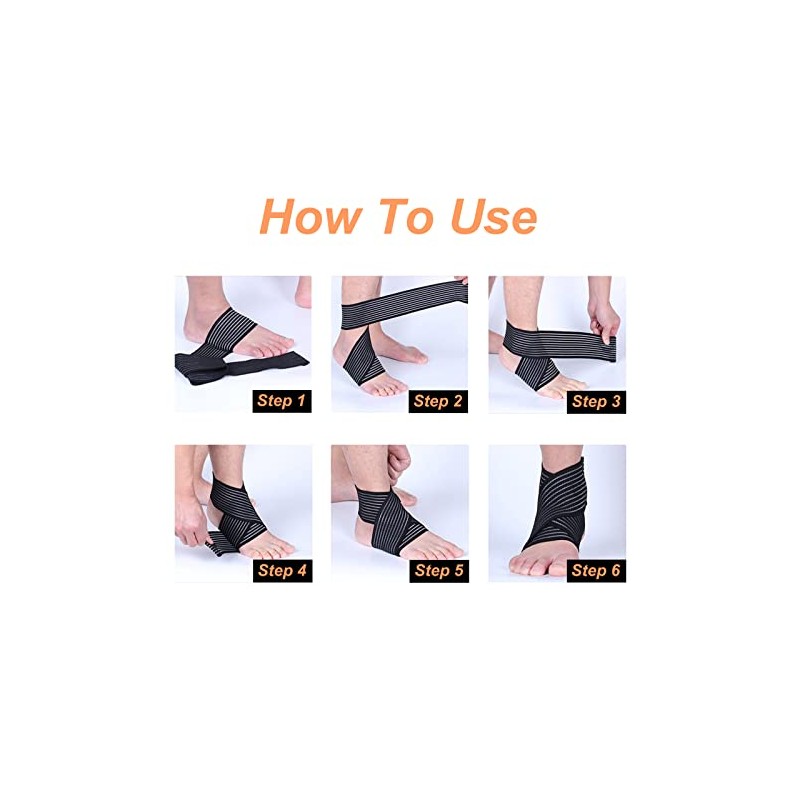 DFsucces Ankle Support Brace,1 PC Ankle Brace Achilles Tendonitis, Adjustable