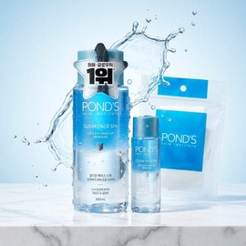 Pond's Lip & Eye Makeup Remover 300ml Special Pack (+50ml Mini) Lip Mascara Cleanser / 폰즈 립앤아이 메이크업 리무버 300ml 기획팩 (+50ml 미니) 립 마스카라클렌저