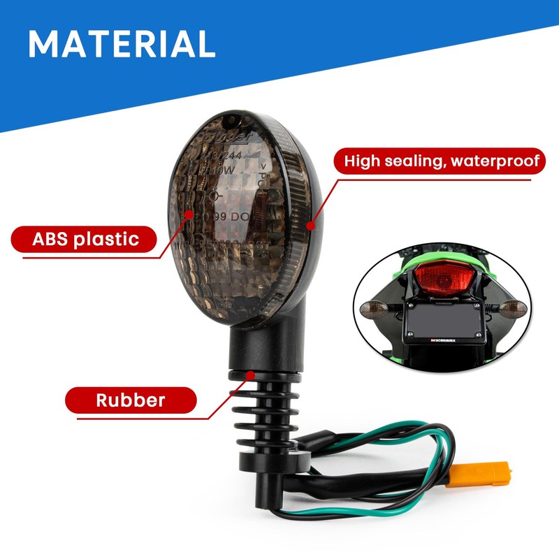 psler Motorcycle Front Rear Turn Signal Indicator Light Blinker for