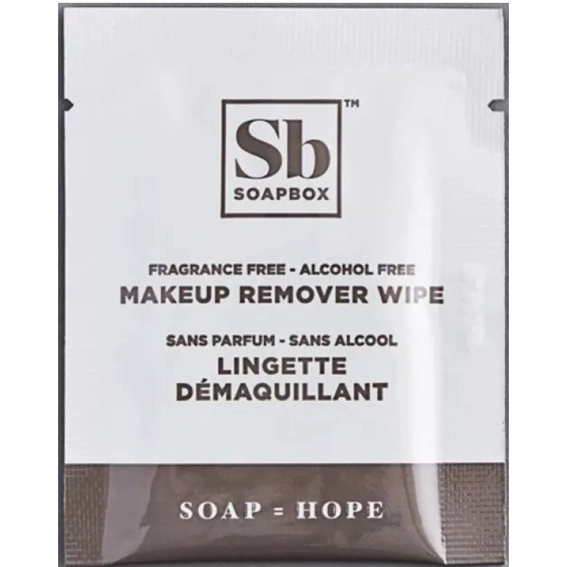 Soapbox 30 Packets SOAPBOX Premium Makeup Remover Wipes Fragrance-Free