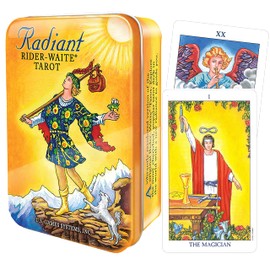 LANG Tarot Cards, 78 Cards, Popular for Beginners, Radiant Rider-Waite in a Tin