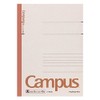 Kokuyo No -4UN Campus Notebook Semi B5, U-ruled 0.3 inches (8 mm), 40 Sheets, Summary Set [3 Pieces]