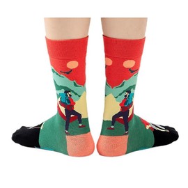 Dress Socks for Mens Womens Colorful Funny Novelty Crew Socks 10 Pack