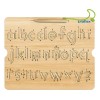 Tablero Abecedario Montessori Letras Mayusculas Y Minusculas