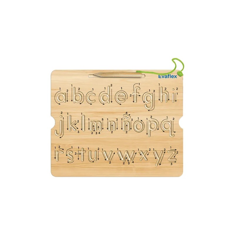 Tablero Abecedario Montessori Letras Mayusculas Y Minusculas