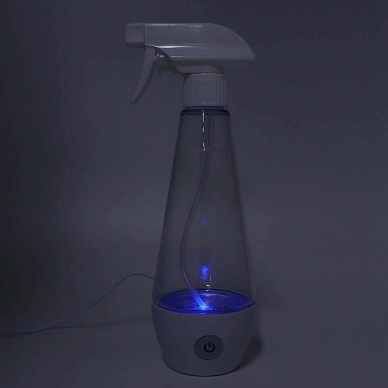 300ml USB Portable Sodium Hypochlorite Generator Detergent Spray Bottle Household