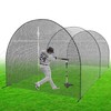 RIIFRILY 2025 Upgraded Baseball Batting Cages with Frame and Net