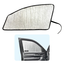 YelloPro Side Window Front Seat Sunshade (Set of 2) Custom Fit for 2022 2023 2024 Jeep Wagoneer SUV, Series I, Series II, Series III (Not for Grand Wagoneer), Sun Protection UV Reflector