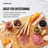 Farberware Extra-Large Wood Cutting Board, Reversible Chopping Board for Kitchen